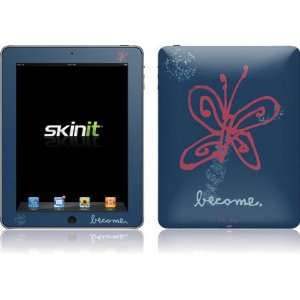  Skinit Become Butterfly Vinyl Skin for Apple iPad 1 