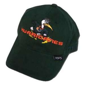  Miami Hurricanes Green X Country Hat