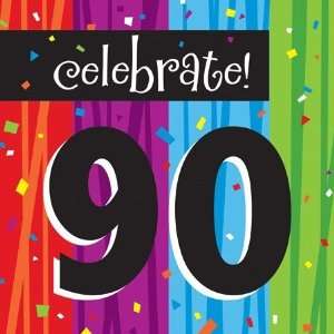  Milestone Celebrations 90th Birthday Lunch Napkins 16 Pack 