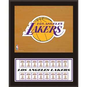  Los Angeles Lakers 12X15 Championship Banner Plaque