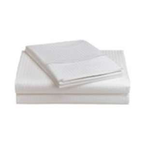  West Point Stevens Patrician King Size White Fitted Sheet 