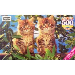   500 Piece Full Size Jigsaw Puzzle of Cats by Rose Art Toys & Games
