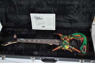 ESP Skulls & Snake George Lynch Guitar with Case. GL SS  