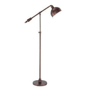  One Light Floor Task Lamp in Palladian Bronze