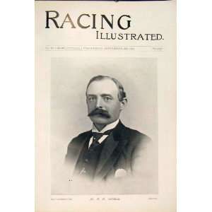   Racing Illustrated Horse Cantering 1896 