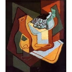 Hand Made Oil Reproduction   Juan Gris   24 x 28 inches   Bottle, Wine 