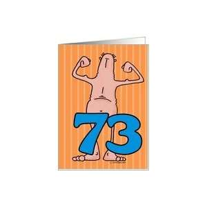 birthday guy   seventy three Card  Toys & Games  