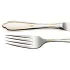 24 carat gold highlighting the flared end pattern dishwasher safe