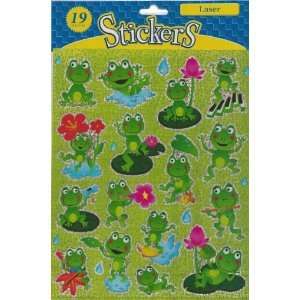  Fun Frogs Sparkle Scrapbook Stickers (11079) Everything 