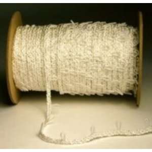  Ivory Elastic Button Loop Tape