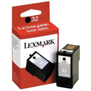 Lexmark 32 (18C0032) Black OEM Genuine Inkjet/Ink Cartridge (200 Yield 