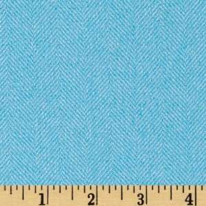   Herringbone Suiting Sky Blue Fabric By The Yard Arts, Crafts & Sewing