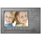   Unique Brushed Silver Resin Picture Frame Grandchildren Are Gifts