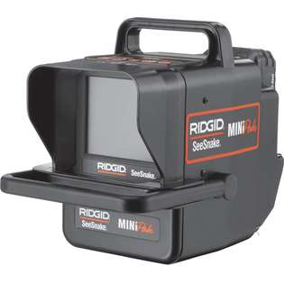 RIDGID 32903 SeeSnake MINIpak 115V Monitor with Compact Reel, Battery 