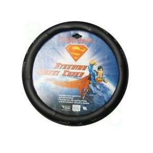  Superman Silver Lightning Bolt Comfort Grip Steering Wheel 