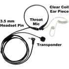 Airsplat Tactical Throat Mic Microphone Headset