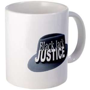  Black Jack Justice Radio Mug by  Kitchen 