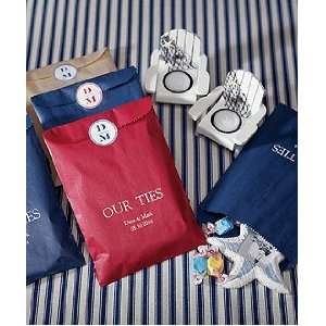  Flat Pocket Style Goodie Bag   Navy Blue
