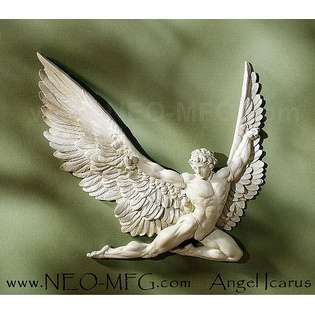 ANGEL WINGS WALL ART SCULPTURE PLAQUE HOME DECOR SET www.NEO MFG 