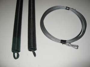 Extension Springs and Cables For 7 High Garage Door  