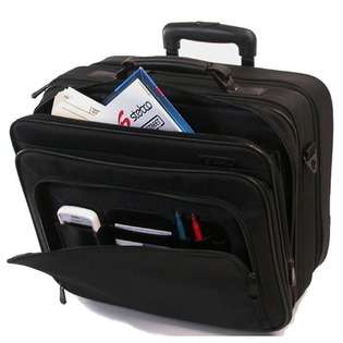 Stebco Ballistic Computer / Business Case in Black on Wheels at  
