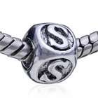 Pugster Dice Shaped Letter Z European Bead Fits Pandora Charm