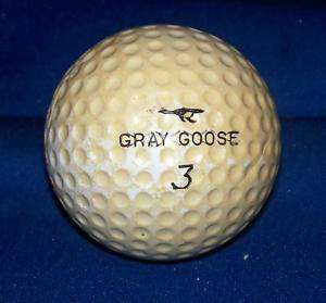 Vintage Antique Gray Goose Plymouth Signautre Golf Ball  