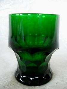 Beautiful GEORGIAN Dark Green Glass Tumbler   NEAR MINT  