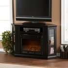 Black Electric Fireplace  