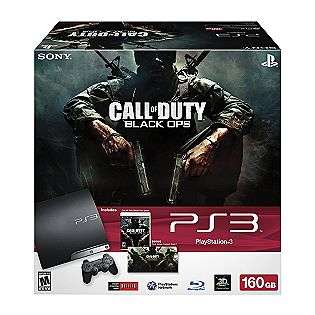  Playstation® 3 Call of Duty Black Ops bundle  Sony Movies Music 