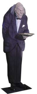 HALLOWEEN LIFE SIZE GRAVELY BUTLER DECORATION PROP  