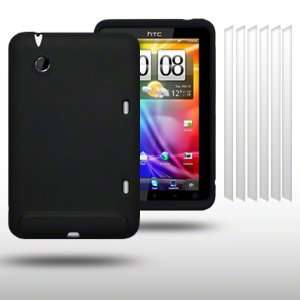  HTC FLYER SILICONE SKIN WITH 6 SCREEN PROTECTORS BY 
