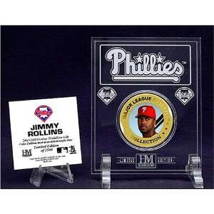     Philadelphia Phillies   Jimmy Rollins   24KT Gold and Color Coin
