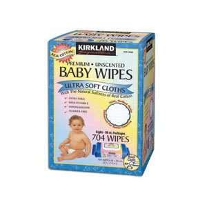  Premium Unscented Baby Wipes   a box of 704 Health 