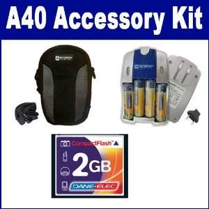  Canon Powershot A40 Digital Camera Accessory Kit includes 