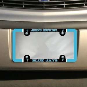  Johns Hopkins Blue Jays Thin Rim Varsity License Plate 