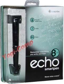 Livescribe Echo 8GB SmartPen 8 GB Smart Pen USB for PC & MAC NEW 