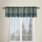 United Curtain Co. Plaid Valance   Color Blue / Green