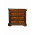   park sonoma nightstand with breakfast tray in distressed cherry