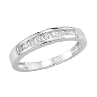 10Kt White Gold Genuine 1/3Ct. Tw. Diamond Mens Bridal Ring