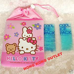 HELLO KITTY Thermal Cooler Bag + Coolant Ice Pack L5  