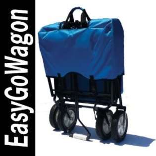 EasyGoWagon Blue Folding Utility Cart Wagon. Cart Transports Products 