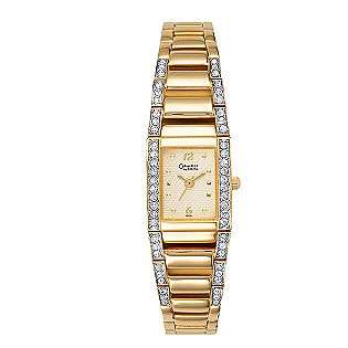Ladies Gold Tone Watch  Caravelle Jewelry Watches Ladies 