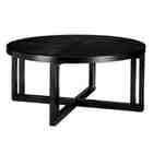 Martha Stewart Living Cerushed Black Lombard Round Coffee Table