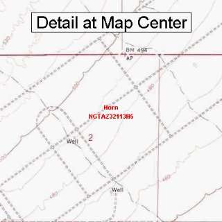   Quadrangle Map   Horn, Arizona (Folded/Waterproof)