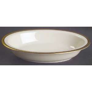  Lenox China Tuxedo (Gold Backstamp) 8 Oval Vegetable Bowl 