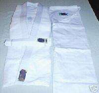 1050 Gram White Double Weave Judo Uniform Size 7 *NEW*  