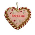   Moms Kitchen Love Gingerbread Heart Cookies Christmas Ornament 3.5