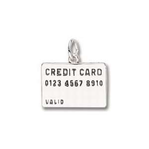  Credit Card Charm   14k Yellow Gold Jewelry