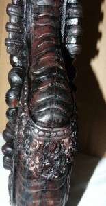 Antique Indonesian Wood Carved Dragon God  